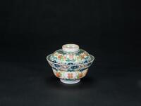 Qing Jiaqing-A Dou Cai �Xi� Bowl and Cover