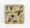 Song / Ming - A Set Of Celadon White Jade Carved �Crane and Lotus Pond� Beltbuckle (3 ps) - 4