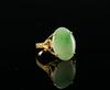 A Jadeite Gold Ring