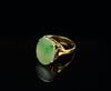 A Jadeite Gold Ring - 3