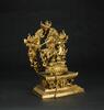 A Gilt- Bronzed Eight Arm Seated Guanyin - 10