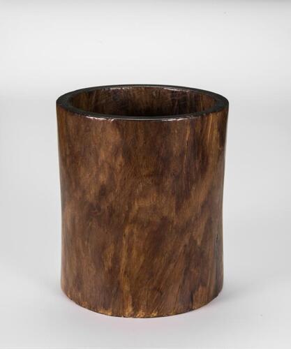 Qing- A Cherry Wood Brush Holder