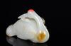 Qing-A White Jade Carved Crane - 3