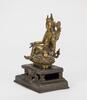 Qing - A Gilt-Bronze Figure Of Guanyin, With Inscription In Back - 2