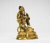 Yongzheng And Of Period - A Very Rare Gilt-Bronze Figure Of Manjushri Bodhisatta - 4