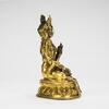 Yongzheng And Of Period - A Very Rare Gilt-Bronze Figure Of Manjushri Bodhisatta - 5