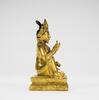 Qianlong And Of Period - A Gilt-Bronze Figure Of Jambhala - 3