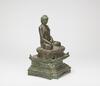 Qinglong 18th Century-A repousse Copper Figure Of Sakyamuni - 2