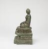 Qinglong 18th Century-A repousse Copper Figure Of Sakyamuni - 5