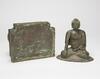 Qinglong 18th Century-A repousse Copper Figure Of Sakyamuni - 7