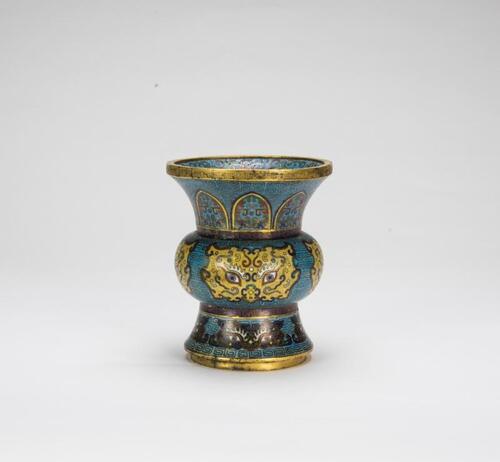 Qing - A Cloisonne Enamel Vase