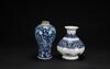 Qing - Two Blue And White Vases - 2