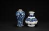 Qing - Two Blue And White Vases - 3