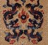 Late Qing-An Imperial Silk Gilt-Thread 'Five Dragon' Carpet, 'Tai He Dain Yong' Mark - 4