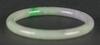 A Beautiful Semi Translucent Partial Apple Green Jadeite Bangle - 4