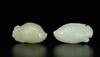 A Pair Of Green Jade fishes - 2