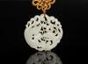 Qing - A White Jade Carved 'Dragon And Phoenix' Pendant - 2