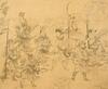 Qing-Anonymous-Ink On Paper, Handscroll,with Collector Seals , - 8