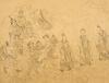 Qing-Anonymous-Ink On Paper, Handscroll,with Collector Seals , - 11