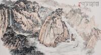Cao Li An(1921-1991) Ink And Color On Paper,