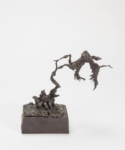 1957 Mark And Signed- A Bronze Flying Vampire
