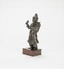 Ming/Qing - A Bronze Figure (woodstand) - 5