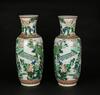 A Large Pair Of Wucai ‘Figure’ Vase, - 3