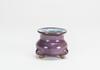 Yuan/Ming-A Junyao Purple and Blue Glazed Tri-Pod Censer