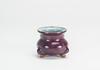 Yuan/Ming-A Junyao Purple and Blue Glazed Tri-Pod Censer - 3