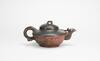 Late Qing/Republic-A Large Zisha Tea Pot Carved (Pine,Bamboo,Plum) - 4