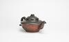 Late Qing/Republic-A Large Zisha Tea Pot Carved (Pine,Bamboo,Plum) - 5