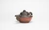 Late Qing/Republic-A Large Zisha Tea Pot Carved (Pine,Bamboo,Plum) - 6