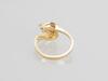 A Three Diamond With 14K Gold Ring - 4