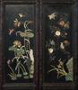 Qing-A Zitan Gems-Inlaid Tweleve-Panels Screen - 16