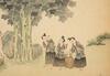 Qing Dynasty - Twelve Page Painting Album, - 16