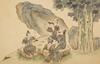 Qing Dynasty - Twelve Page Painting Album, - 17