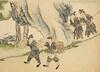 Qing Dynasty - Twelve Page Painting Album, - 22