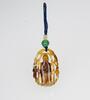 Late Qing- An Anber Carved Shou Pendant - 5