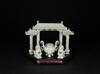 20th Century- A Set Of Jadeite Temple Ornament