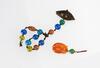 An Agate Pendant and Beads Hand Bracelet - 4