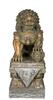 Late Qing/Republic- A Pair Of Solid Bronzed Lion - 3