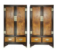 A Pair of Beautiful Zitan Cabinets