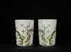 Late Qing- A Pair Of Famille-Glazed Vase