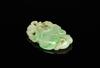 Late Qing/Republic- A Jadeite Carved Ruyi Pendant - 4