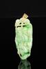 Republic- A Green Jadeite Carved Chi Lung Dragon Pendant - 2