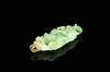 Republic- A Green Jadeite Carved Chi Lung Dragon Pendant - 6