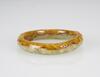 A Redish Jadeite Carved Bangle - 6