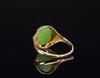 A Jadeite Gold Ring - 4