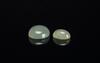 Two Translucents Jadeite Cabochon