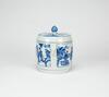 Kangxi-A Blue And White 'Figures' Cover Jar - 3